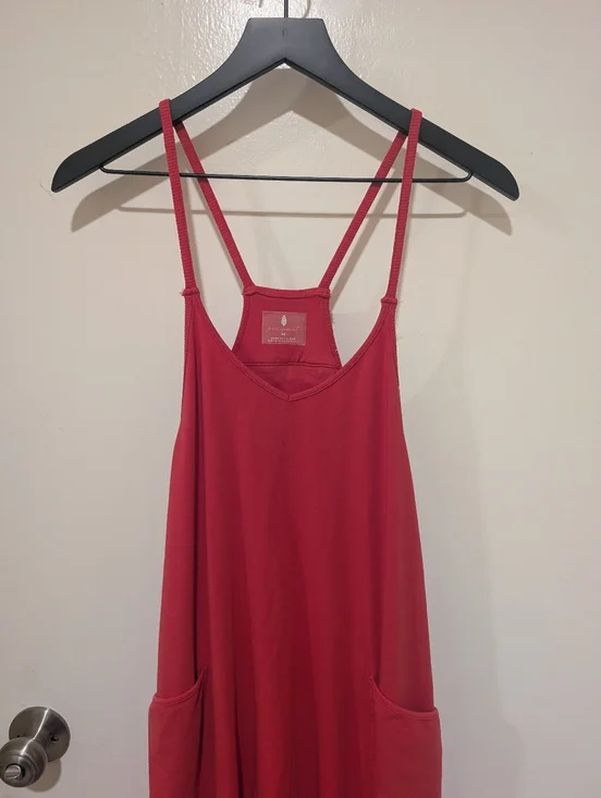 Free People Movement Hot Shot Onesie In Cherry - Picture 4 of 16